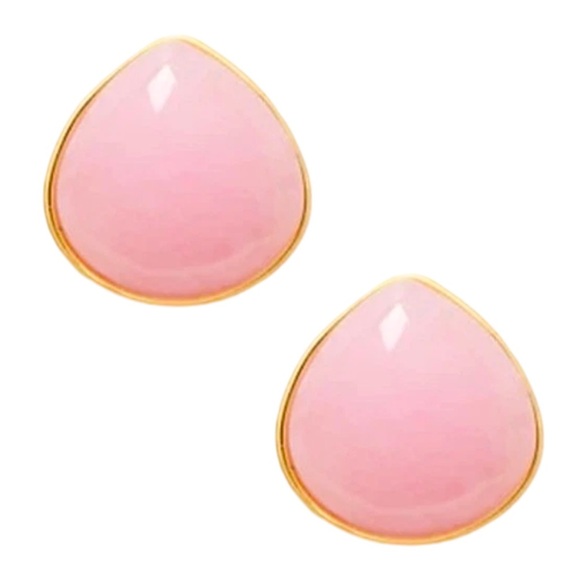 kate spade Jewelry - KATE SPADE • Pink Pearl Drop Stud Teardrop Earrings